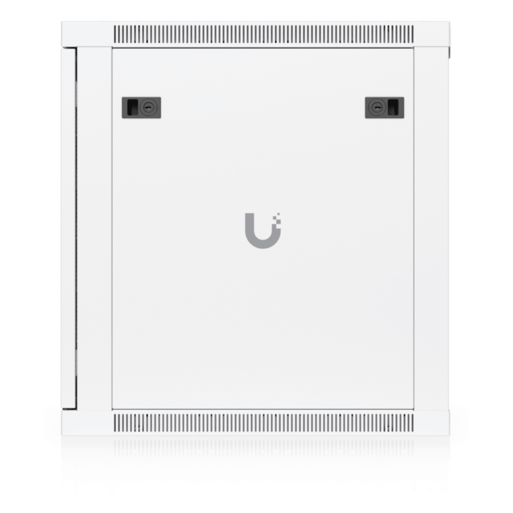 UACC Rack Cabinet 12U (598 x 600 mm) - Gabinete Cerrado para Montaje en Pared con Puerta Frontal Perforada, Totalmente Ensamblado con Ventiladores