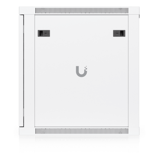 UACC Rack Cabinet 12U (598 x 600 mm) - Gabinete Cerrado para Montaje en Pared con Puerta Frontal Perforada, Totalmente Ensamblado con Ventiladores