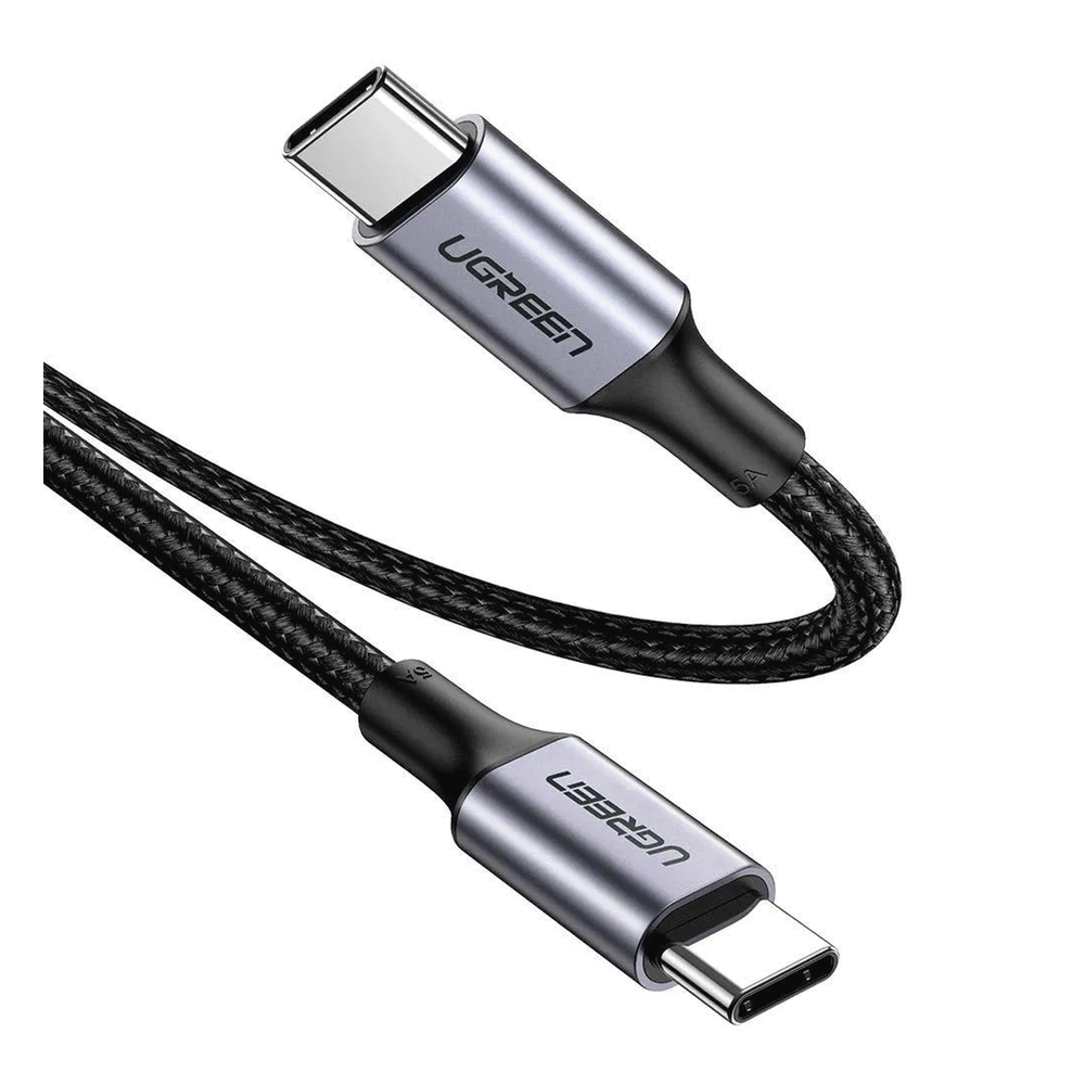 Cable USB-C a USB-C | 1 Metro | Carga Rápida de hasta 100W | Transferencia de datos 480 Mbps | PD3.0 | QC4.0/3.0/2.0 | FPC | AFC | Protección
