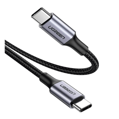 Cable USB-C a USB-C | 1 Metro | Carga Rápida de hasta 100W | Transferencia de datos 480 Mbps | PD3.0 | QC4.0/3.0/2.0 | FPC | AFC | Protección