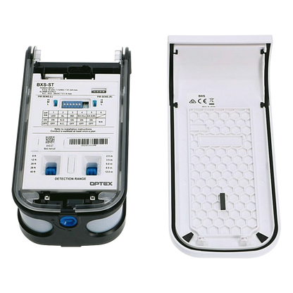 Sensor de Movimiento / 24 Metros de Detección / 100% Exterior / Serie Shield de Optex / Diseño Estético y Formal / Cableado / Compatible con