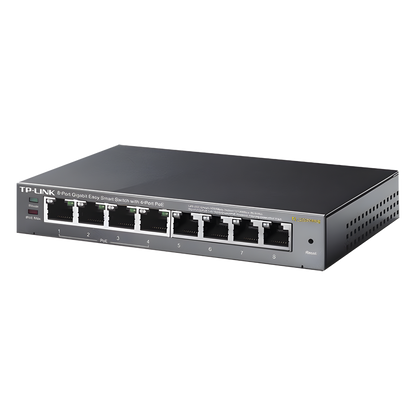 Easy Smart Switch PoE JetStream , 8 puertos 10/100/1000 Mbps 55 W