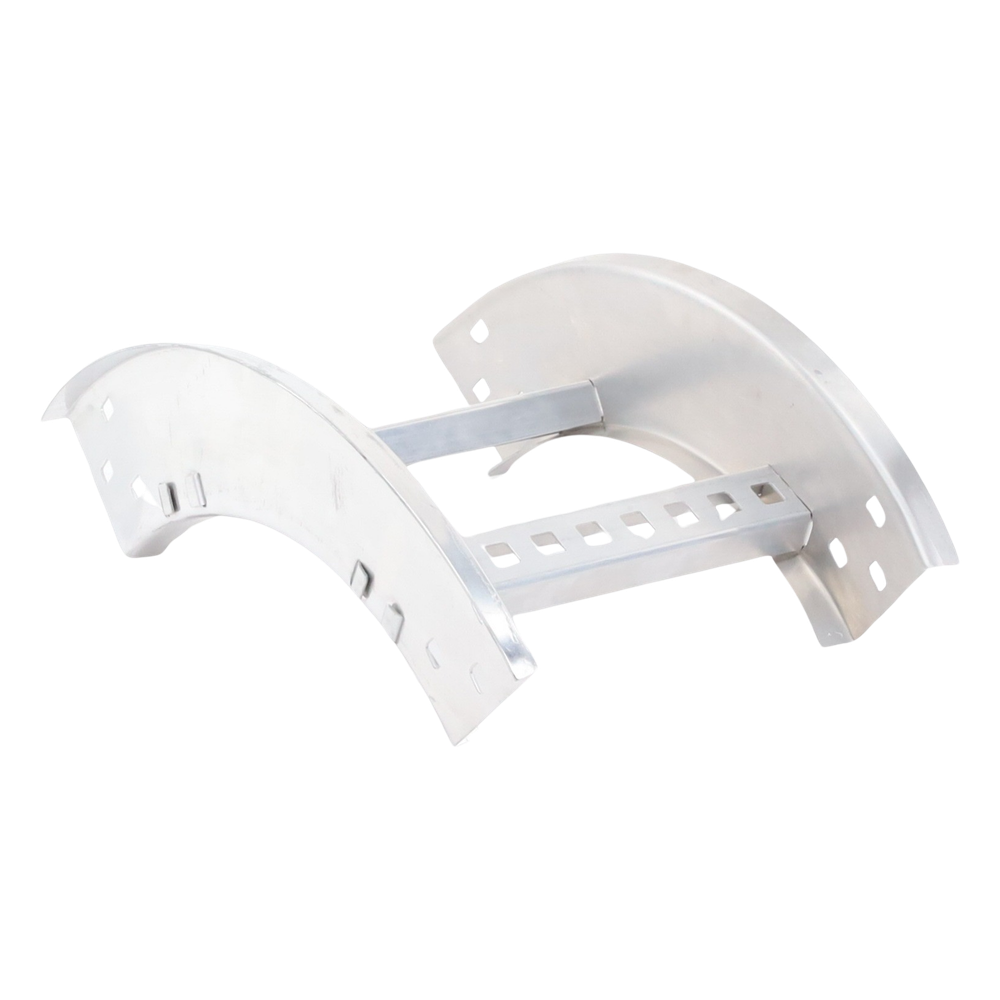 Curva Vertical Exterior de Aluminio de 90° Perfil Z / Peralte 3 1/4" / Ancho 12" / Radio 8" / Incluye Tornillería (CHVE90EZ314R8X12AK)