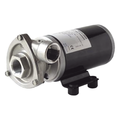 Bomba centrifuga Cyclone de alta presión a 12 Vcd, caudales de 21 GPM, presión máxima de 17 psi, en acero inoxidable
