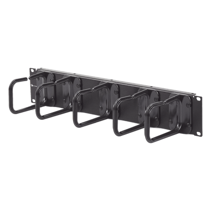 Organizador de cable, para montaje aéreo, con 5 soportes, 2UR