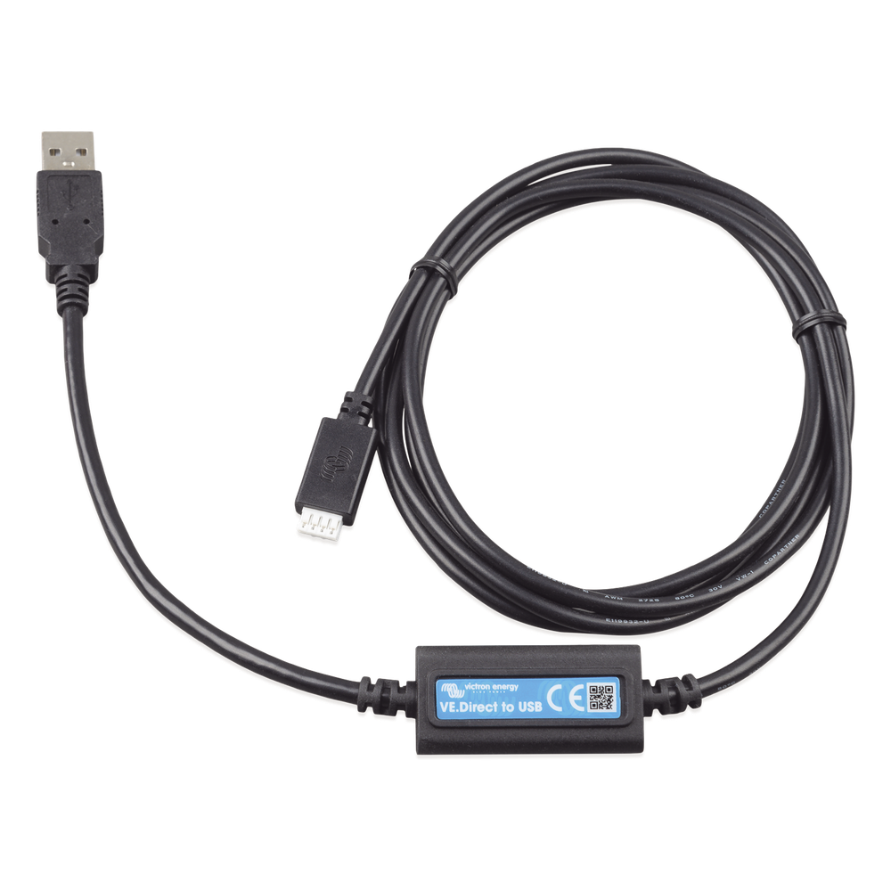 Cable de Comunicación VE.Direct a USB para controladores Victron