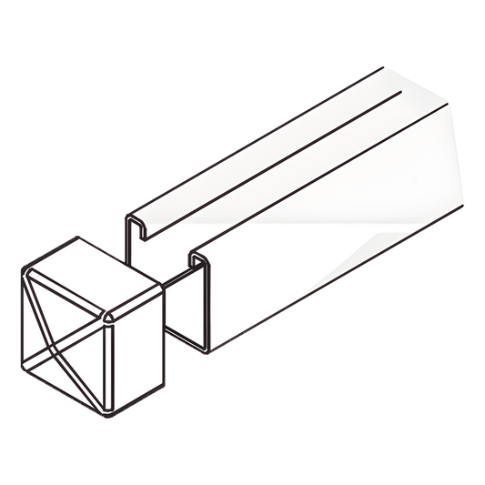 Tope Unicanal Plano para Tornillo de 1/2" (13 mm).