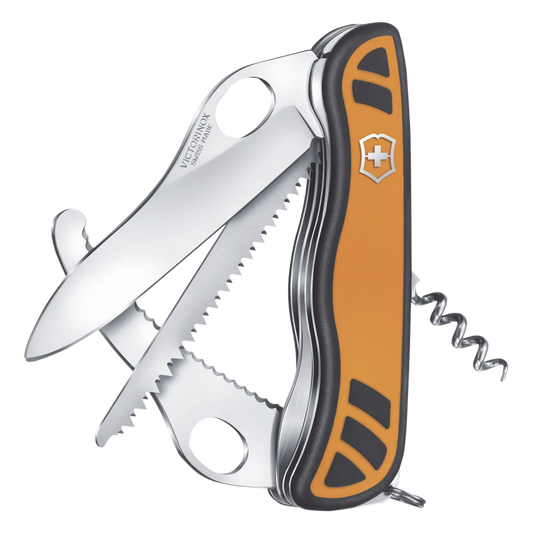 Navaja Victorinox Grande Hunter XT Grip Multiherramienta con Cachas y 6 Funciones. Hojas para una Mano.