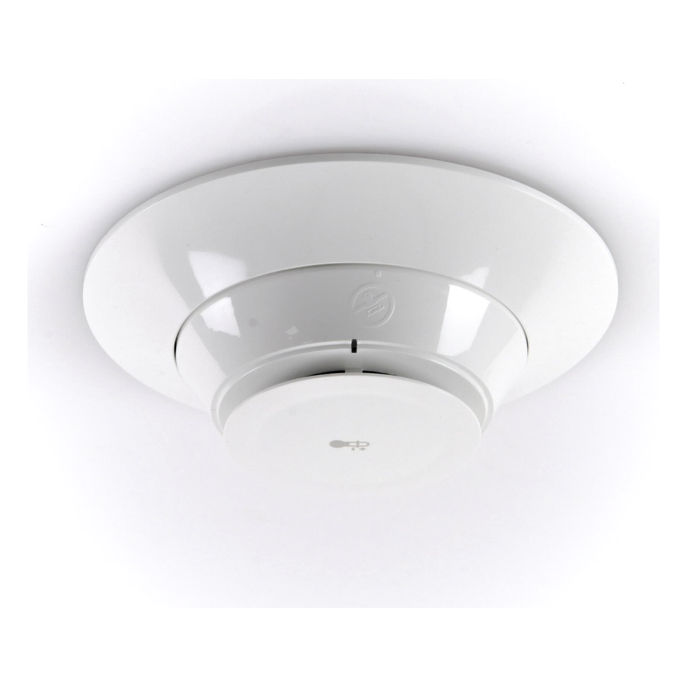 Sensor térmico direccionable de tasa de aumento con respaldo fijo a 57°C, color blanco, protocolo LiteSpeed