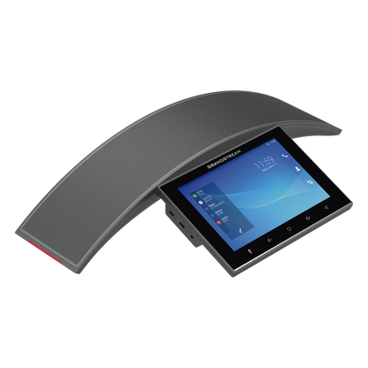 Teléfono - Audioconferencias IP Android 10, 12 líneas SIP con 12 cuentas, pantalla táctil 8", puertos Gigabit, Wi-Fi, Bluetooth, PoE, codec Opus
