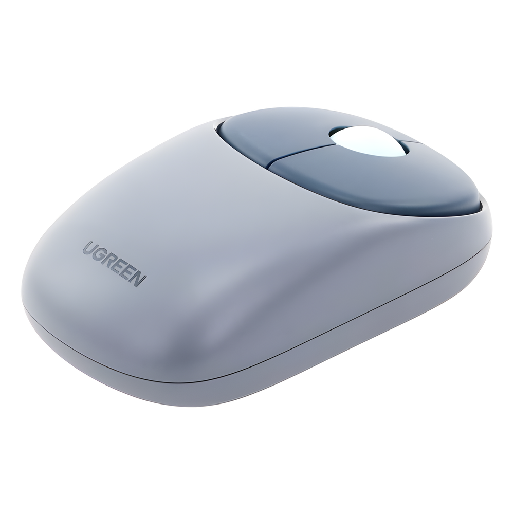 Mouse Inalámbrico FUN | Recargable| 2.4G & Bluetooth | 4 Niveles de DPI | Silencioso | Ergonómico | 5 Botones | Compatible con Windows, macOS 10.5