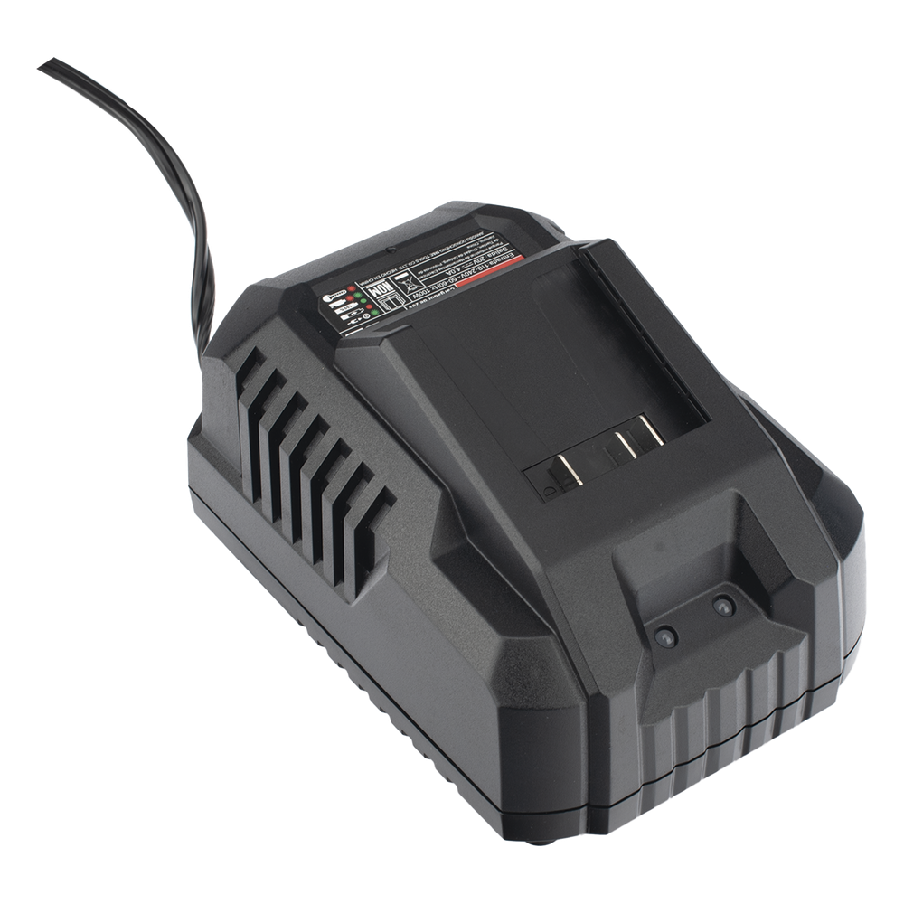 Cargador de Baterías 20V 4.0Ah / Entrada 110V / Protección contra Sobrecarga y Sobrecalentamiento / Diseño Compacto