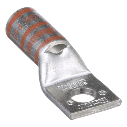 Zapata de compresión LCA3/0-38-X para cal. 3/0 Awg, Barreno para tornillo prisionero de 3/8, 1 Pz
