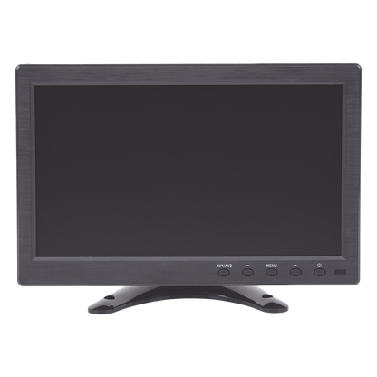 Monitor 10.1" TFT-LCD ideal para colocar en vehículos o DVR/NVR. Entradas de video HDMI, VGA y RCA (CVBS)