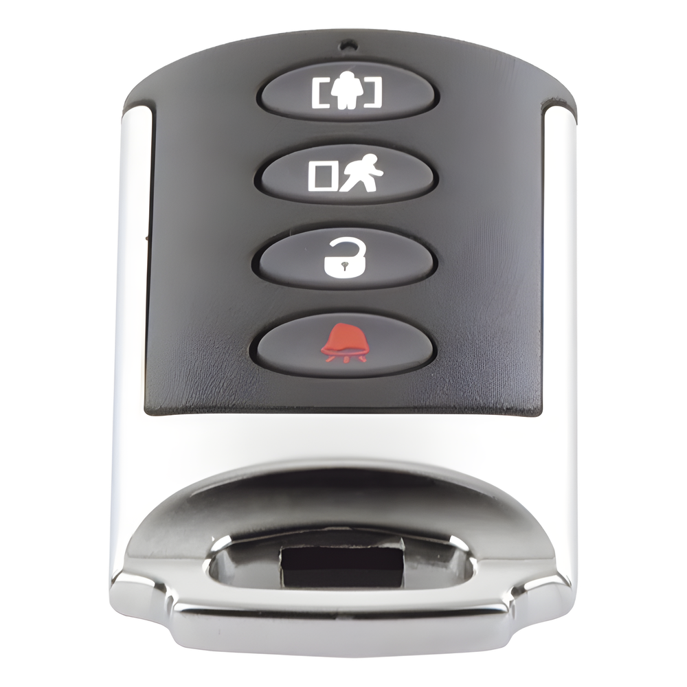 Llavero Remoto Inalámbrico 4 Botones / Uso Rudo / Armado Total/Parcial/Desarmado/Pánico / 433.92 MHz / Batería 5 Años / Compatible DSC Power Series