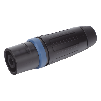 Speakon Conector de cable macho de 4 polos, carcasa negra, cable AWG10, 30A