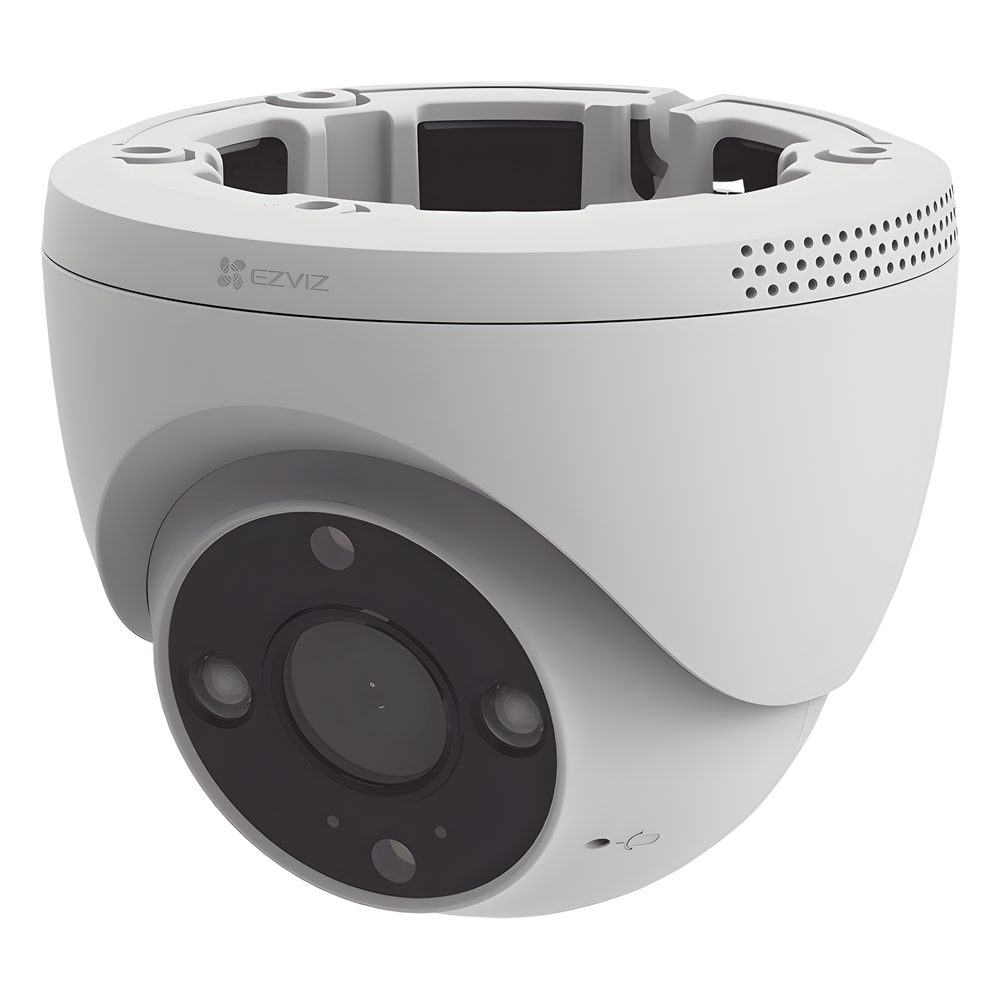 Domo IP 3 Megapíxel (2K) / Wi-Fi / Sirena y Estrobo /Audio de Dos Vías / Detección Humana y Vehiculo / Notificación Push / Audios Personalizables