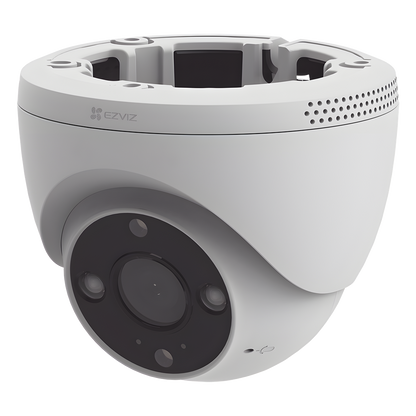 Domo IP 3 Megapíxel (2K) / Wi-Fi / Sirena y Estrobo /Audio de Dos Vías / Detección Humana y Vehiculo / Notificación Push / Audios Personalizables