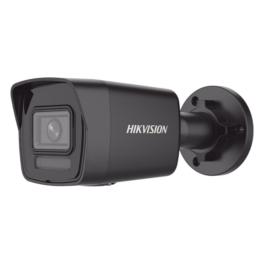 [Dual Light] Bala IP 4 Megapixel / Color Negro / Lente 2.8 mm / 30 mts IR + 30 mts Luz Blanca / Micrófono Integrado / ACUSENSE Lite / Exterior IP67