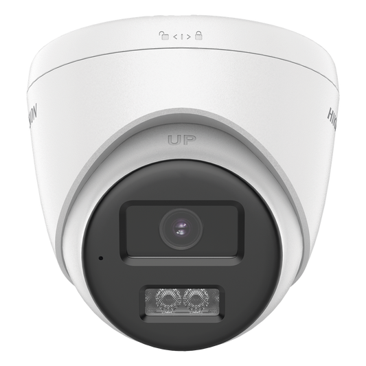 [Audio Bidireccional + Dual Light + ColorVu] Turret TURBOHD 4K (8 Megapixel) / Lente 2.8 mm / 40 mts IR EXIR + 40 mts Luz Blanca / Micrófono y Bocina