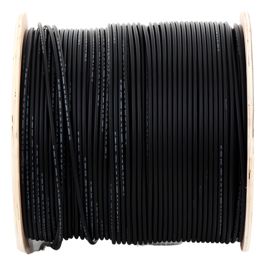 Carrete de 500 Metros / Cable Fotovoltaico Negro / 6mm² (10AWG) / Material COBRE / 2000 Vcc