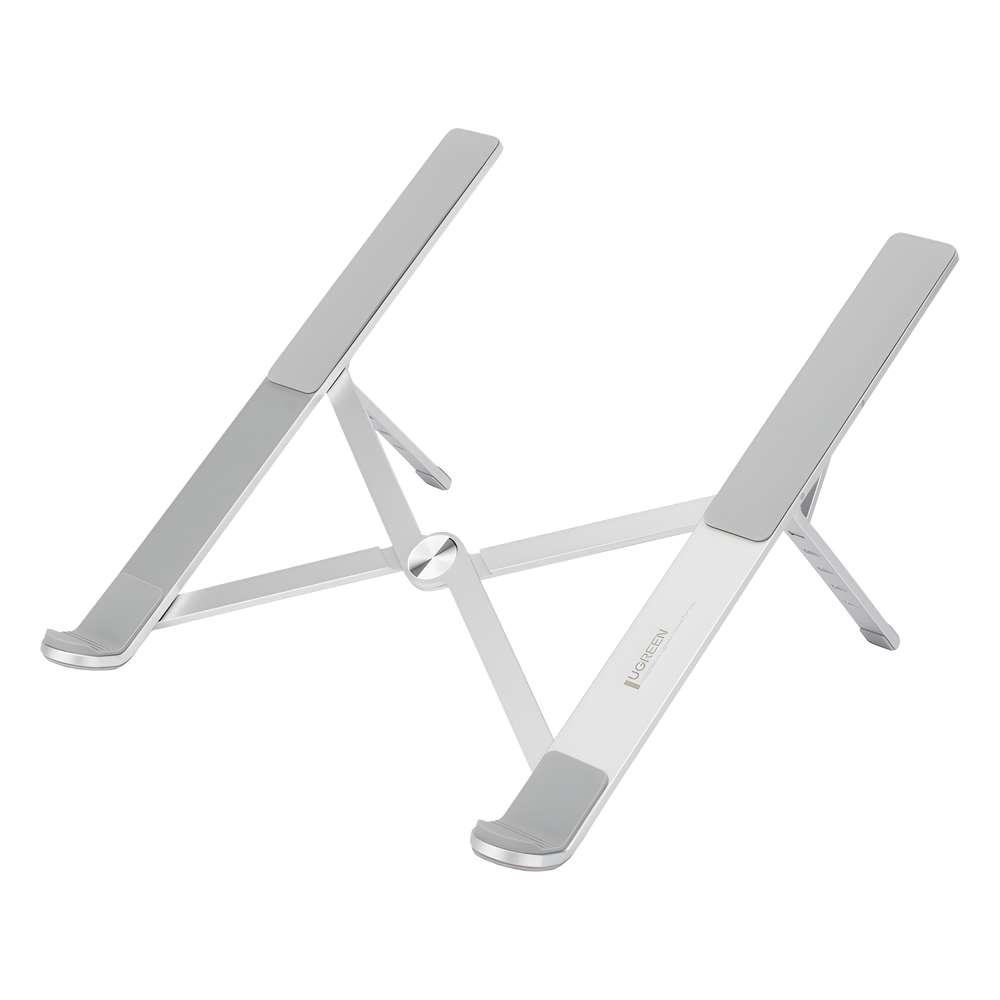 Soporte Portátil de Aluminio para Laptop / Amplia Compatibilidad de 11-17.3" / Ajuste de Altura 46.5 mm-136.5 mm / Capacidad de carga de 5 kg