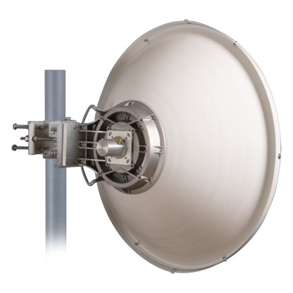 Antena Direccional de Alto Rendimiento / 30.5 ± 1 dBi / 2 ft / 5.9-7.125 GHz / Conectores RP-SMA / Alto Aislamiento al Ruido / Fácil Montaje y