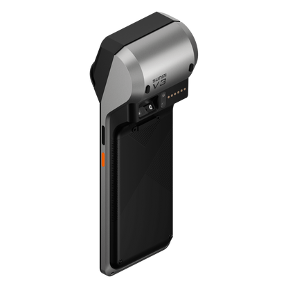 Terminal Móvil Inteligente SUNMI V3 / Pantalla HD+ 6.75" / Procesador Qualcomm Hexa-Core / Impresora Térmica 58 mm / Escáner Láser 2D / NFC SoftPOS