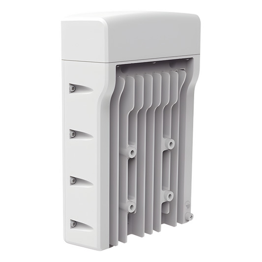 Nodo de distribución cnWave V5000, 60 GHz (frecuencia libre), antena integrada 22.5 dBi de 280º, 15.2 Gbps, hasta 30 nodos cliente