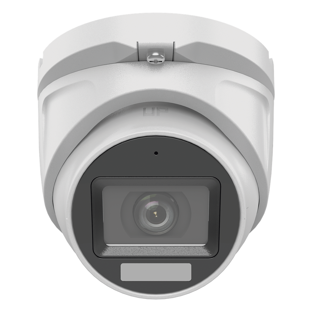 [Dual Light + ColorVu] Turret TURBOHD 2 megapixel / 30 mts IR + 20 mts luz blanca/ Lente 2.8 (100° de Visión) / Exterior IP66 / Audio por Coaxitron