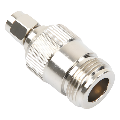 Adaptador en Línea, de Conector SMA Macho Inverso a N Hembra, Níquel/ Oro/ Teflón