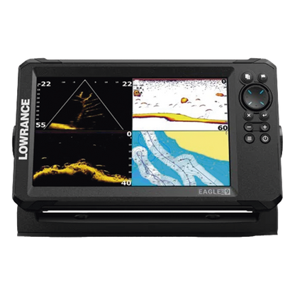 Eagle eye 9 ecosonda en pantalla horizontal IPS de 9 pulgadas, incluye transductor ojo de águila
