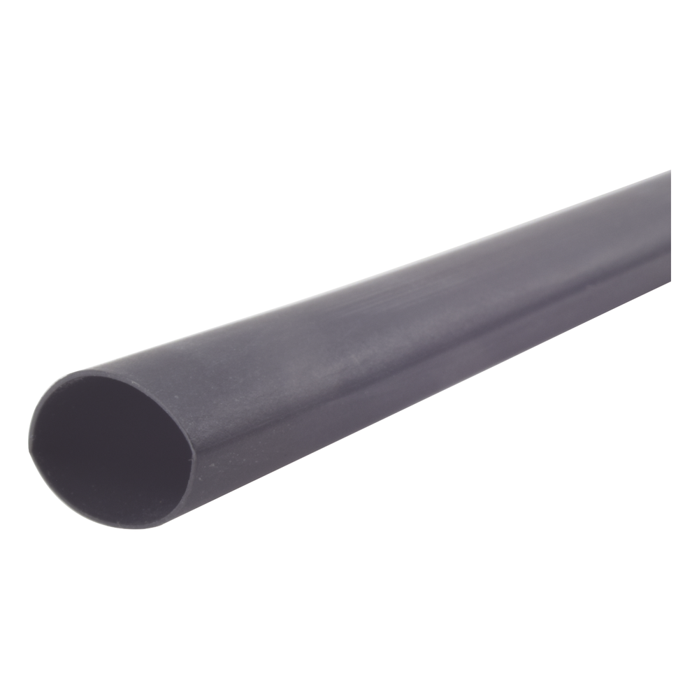 Tubo Termoencogible (Termofit) Negro de 1.2 m, 3/8" de Diámetro, Reduce de 2:1, Poliolefina.