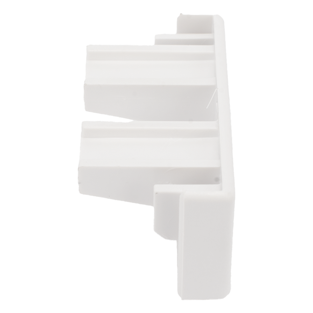 Tapa final color blanco de PVC auto extinguible, para canaleta TMK1735, TMK1735SD (5390-02001)