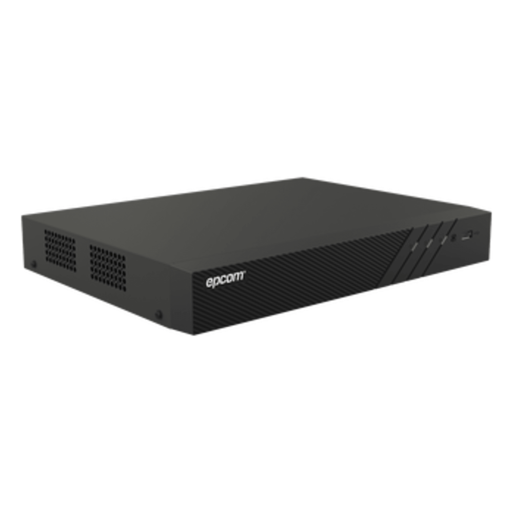 DVR 8 Canales TURBOHD + 8 Canales IP / 8 Megapixel (4K) / Audio Bidireccional por Coaxitron / ACUSENSE / 1 Bahía de Disco Duro / Salida de Video en