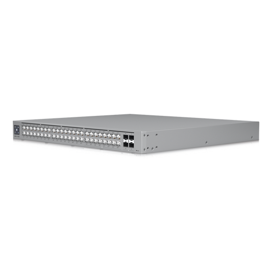 UniFi Switch Pro Max 48 POE, con funciones capa 3, 48 puertos (16 puertos 2.5 GbE (8 POE++ y 8 POE+) y 32 puertos 1 GbE (24 POE+ y 8 POE++)), 2