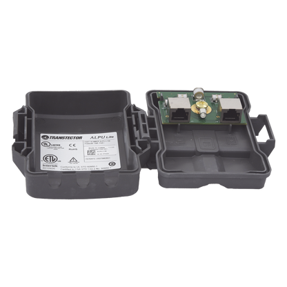 Protector PoE Exterior Gigabit / Tubo de Descarga de Gas GDT / 51W PoE+ / RJ45 Blindado / IP23 / Enlaces Inalámbricos