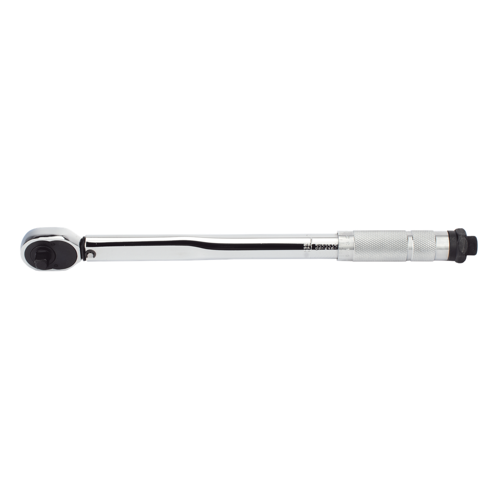 Torquímetro o Llave Dinamométrica Ajustable con Matraca de Trueno 3/8", 19-110Nm