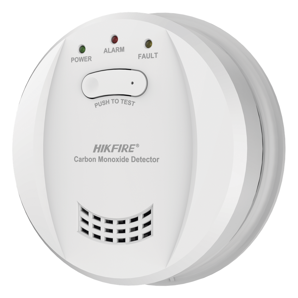 (HikFire) Detector de Monóxido de Carbono / Sensor Electroquímico Avanzado / Alarma Visual y Audible