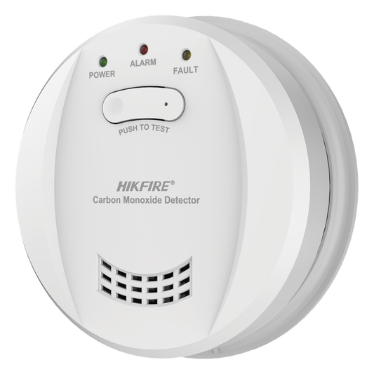 (HikFire) Detector de Monóxido de Carbono / Sensor Electroquímico Avanzado / Alarma Visual y Audible