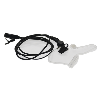 Micrófono - audífono de solapa con tubo acústico para RG360