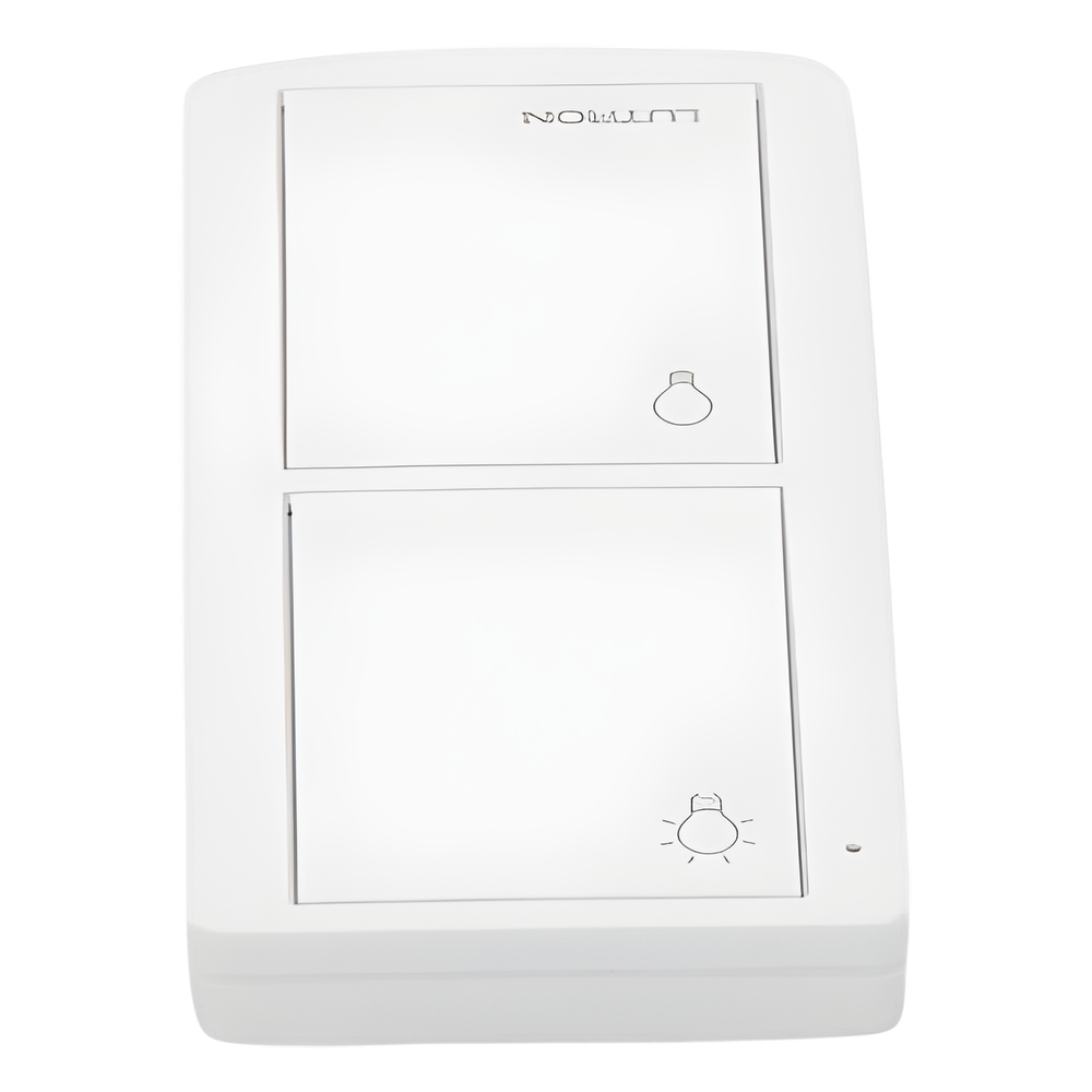 Control remoto inalámbrico Pico de 2 botones para encender y apagar luces, usable como control de mano o de pared, compatible con Caseta Wireless