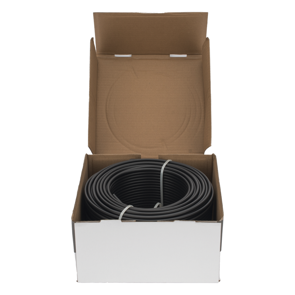 Cable Fotovoltaico Negro / Cobre Estañado / 6 mm² (10 AWG) / 2000V / Rollo de 100m / / UL 4703 y TUV