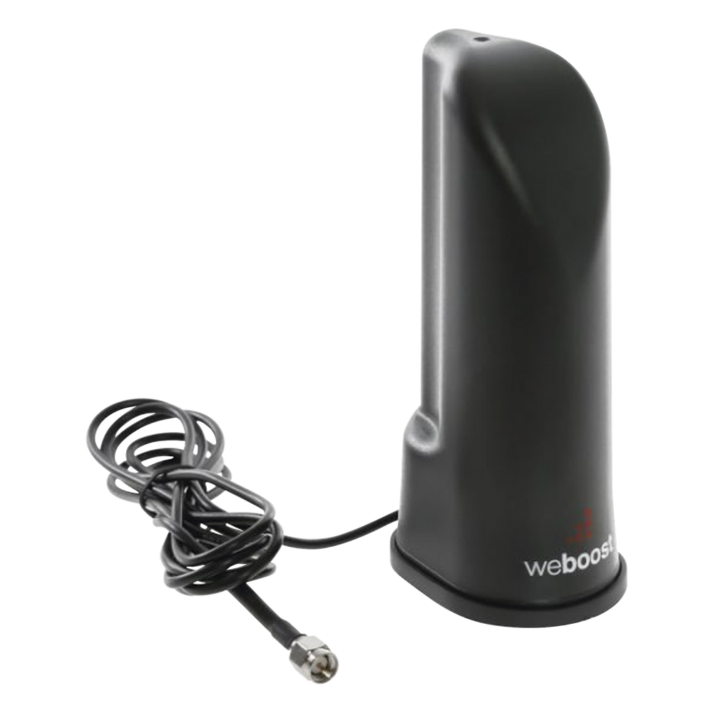 Antena de escritorio tipo cilindro color negra. Cubre las bandas de frecuencia celular. Especial para amplificadores y dispositivos celulares 4G y