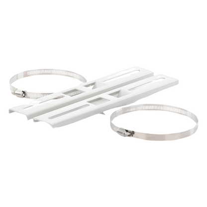 Montaje de Metal para Poste Universal para Gabinetes de Ancho Hasta 30 cm.