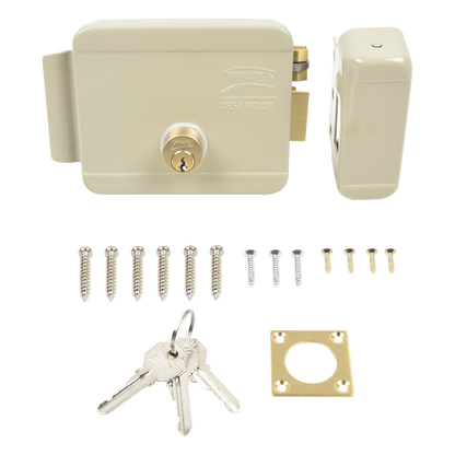Cerradura Eléctrica / Incluye Llave / Derecha / Exterior