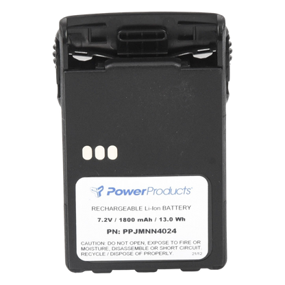 Batería de Li-Ion, 1800 mAh. Para radios Motorola PRO 5150 ELITE/ PRO7150 ELITE/ EX500/ 600