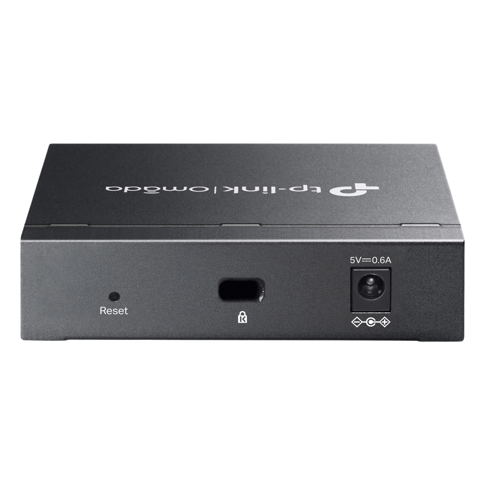 Switch Gestionado Omada SDN / 5 Puertos Gigabit RJ45 / 10 Gbps Capacidad Switching / 7.4 Mpps Forwarding Rate / Gestión Cloud Centralizada / VLAN