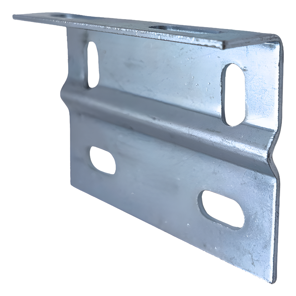 Placa Salida a Tubo, con acabado Electro Zinc