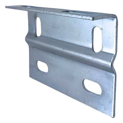 Placa Salida a Tubo, con acabado Electro Zinc